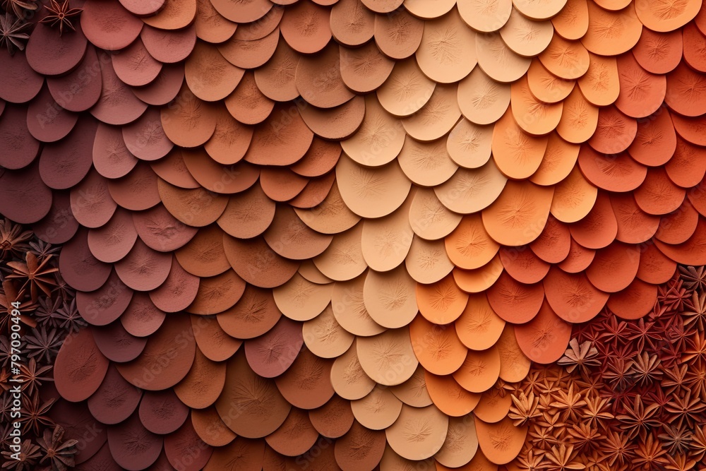 Warm Gingerbread Spice Gradients: A Delicious Bakery Artwork Concept