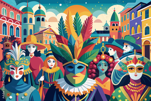 Carnaval de Barranquilla in Colombia, with vibrant costumes and lively music filling the streets