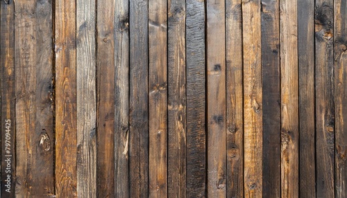wooden planks as a wall background texture in the style of dark brown antique look of wooden plank seamless texture generative ai
