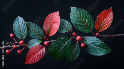 The pink pepper Schinus terebinthifolius on a black background makes the image suitable for cooking backgrounds, covers and screensavers. photo