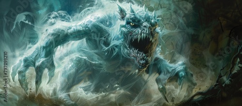 Ghostly Kobold A Mythical Spirit Roaming the Magical Realm photo