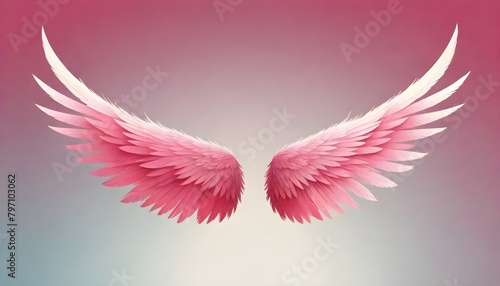 Beautiful Angel Wings Backdrop Digital Art Graphic Artwork Photography Background Design © amonallday