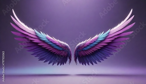 Beautiful Angel Wings Backdrop Digital Art Graphic Artwork Photography Background Design