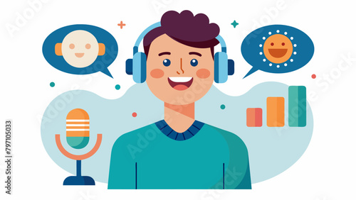 A voice modulation trainer that analyzes and provides feedback on the emotional tone and expression of a persons speech helping to improve.