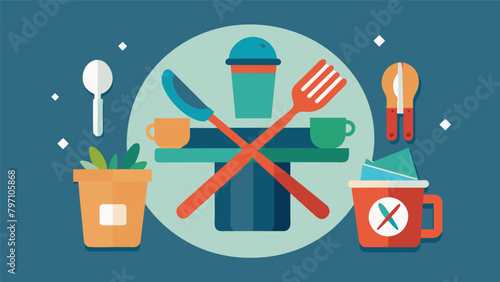 The office has implemented a bring your own utensils policy reducing plastic usage and waste from singleuse lery and plates.