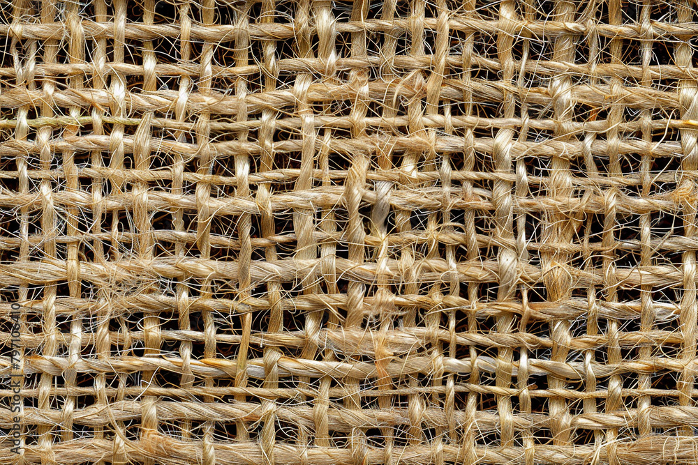 detailed pattern of a burlap woven texture detailed pattern of a burlap woven texture