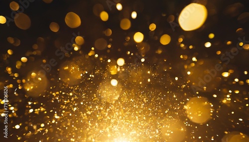 light background falling night gold luxury magic particle glitter gold spark confetti background background glistering beautiful falling gold light sparkle light d particles golden falling abstract photo