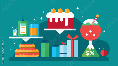 An infographic highlighting the average costs of popular holiday celebrations serving as a reminder to budget accordingly and not overspend.
