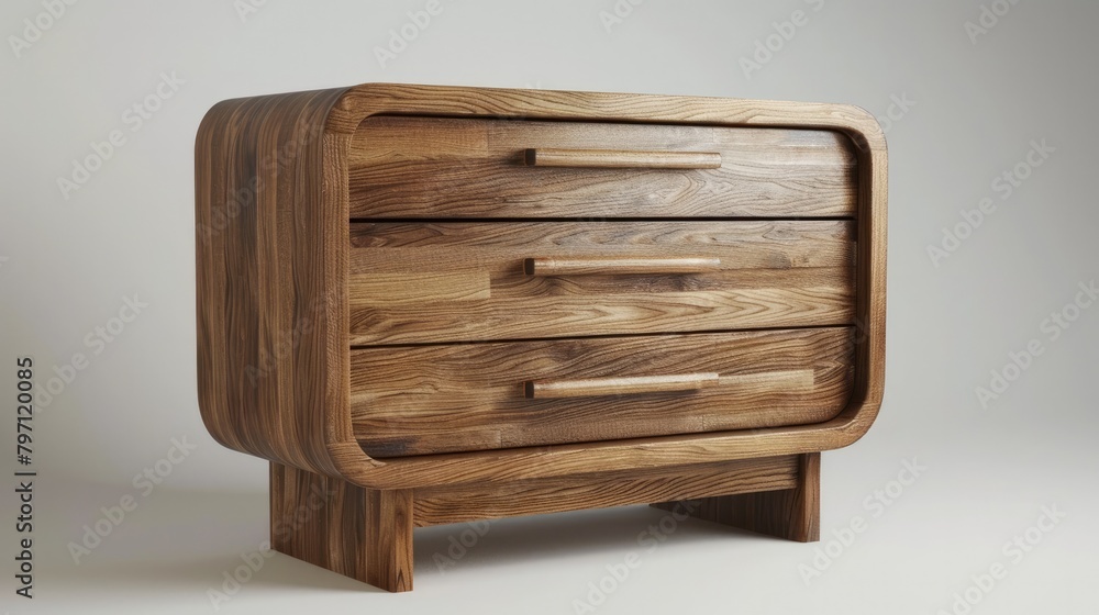 Sleek D Rendered Dresser A Modern Fusion of Style and Functionality