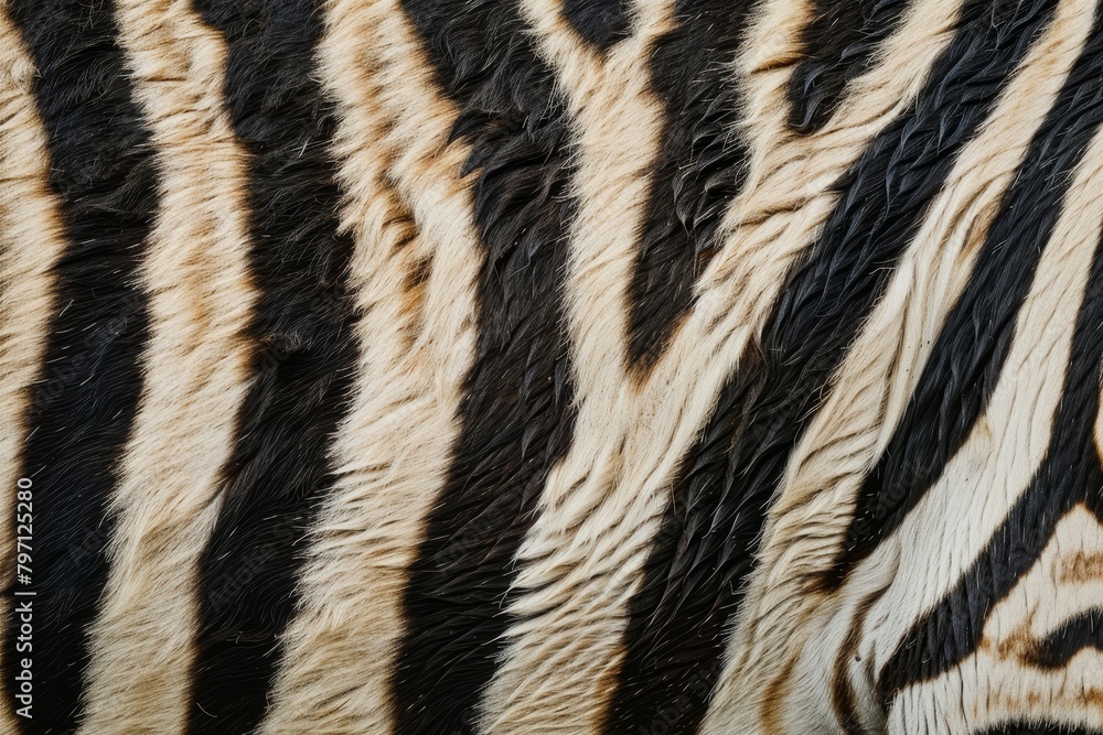 Close-up Texture of Tiger Fur Close-up Texture of Tiger Fur