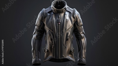 Stylish D Rendered Jacket Exuding Modern Fashion and Digital Perfection