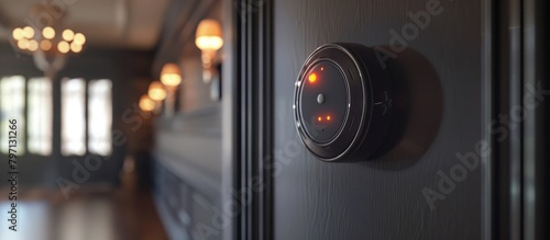 Carbon Monoxide Detector Modern Home Safety Equipment photo