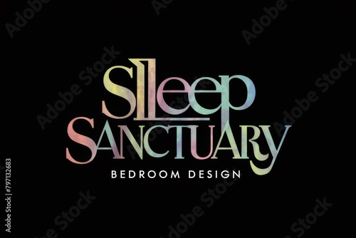 Sleep sanctuary bedroom design, AI
