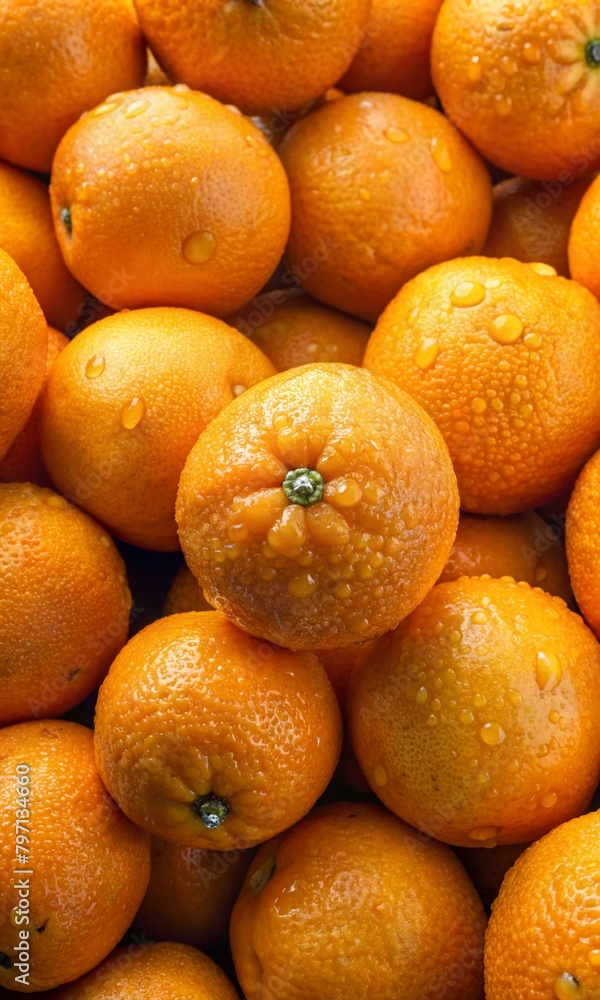 Background Photo of Fresh, Wet, and Organic Fruits

