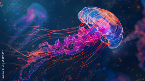 Jelly fish PC wallpaper © Cho