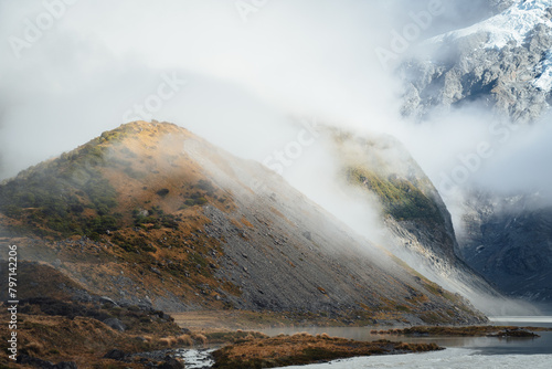 Foggy Mountain New Zealand