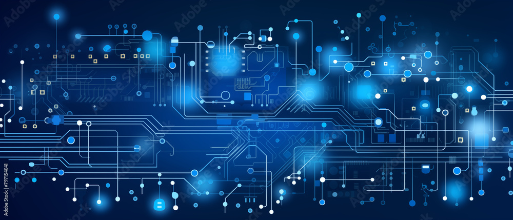 High-Resolution Digital Circuit Board Design for Tech Backgrounds High-Resolution Digital Circuit Board Design for Tech Backgrounds