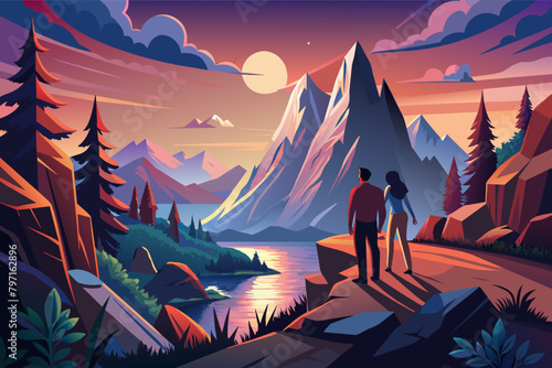 Envision a romantic hike to a secluded mountaintop, with panoramic views and rugged landscapes setting the scene for your epic love story