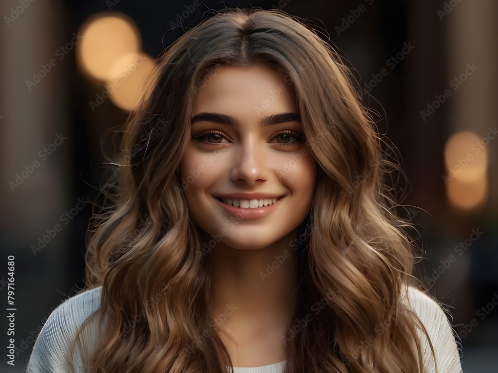 portrait of a beautiful young lady brown hair. portrait of a beautiful young lady brown hair.