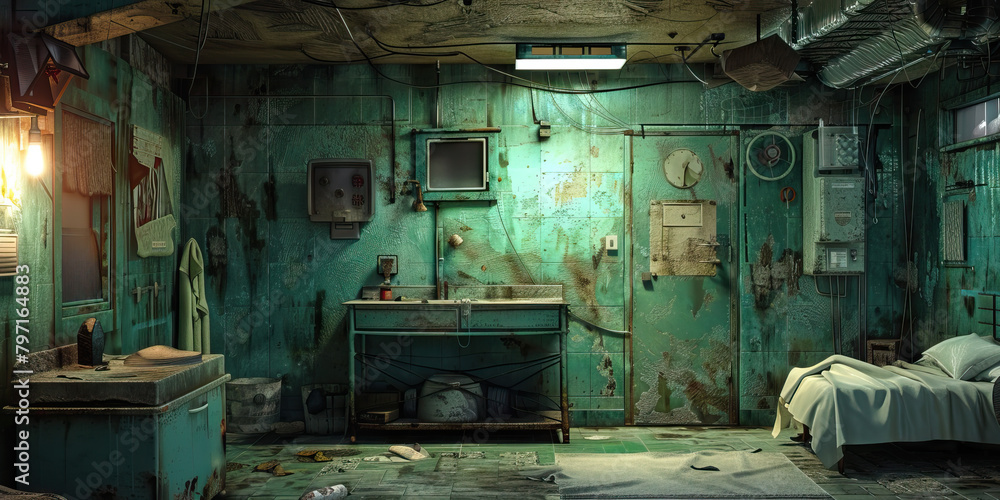 Echoes of Refuge: Life in the Fallout Shelters - Echoes of refuge in the fallout shelters, where survivors find solace and solidarity in the face of an uncertain future Echoes of Refuge: Life in the Fallout Shelters - Echoes of refuge in the fallout shelters, where survivors find solace and solidarity in the face of an uncertain future