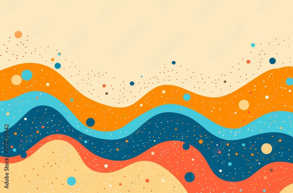 Abstract Colorful Wavy Pattern Background Abstract Colorful Wavy Pattern Background