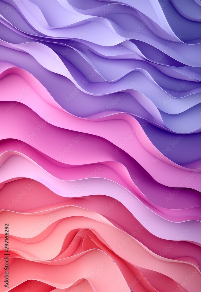 Obraz premium Abstract Colorful Wavy Background Design