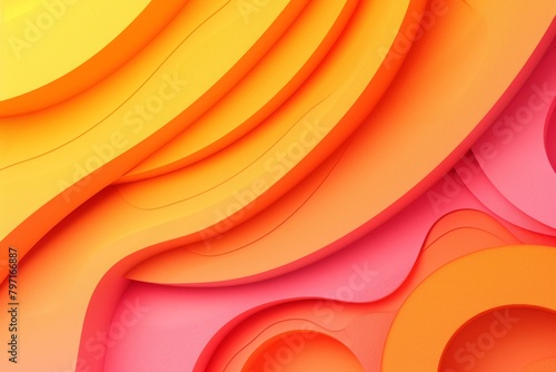 Abstract Colorful Wavy Background