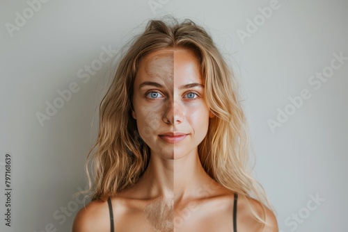 Aging skin care for aged individuals merges dermatological tone advancements and grey restoration, maintaining mental evenness through skincare trends. photo