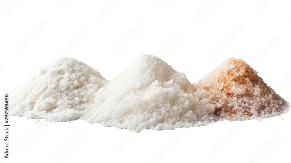 Salt, sugar and flour