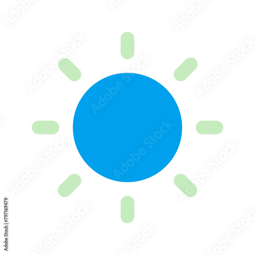 brightness duo tone icon