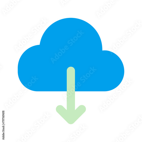 download duo tone icon