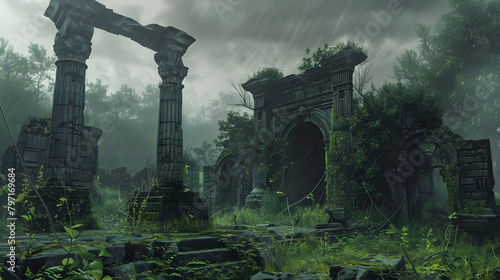 Whispers of Time: A Study in the Silent Monologue of Ruins photo