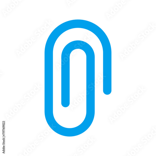 paper clip duo tone icon