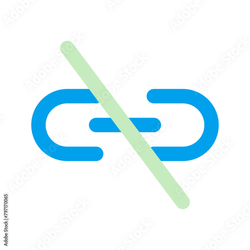 unlink duo tone icon