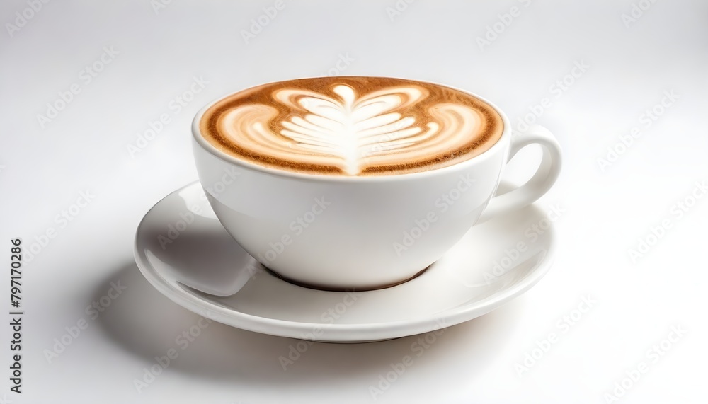Coffee Cup Lette Art Digital Painting Isolated Mug Hot Drink Illustration Background Drink Design Coffee Cup Lette Art Digital Painting Isolated Mug Hot Drink Illustration Background Drink Design