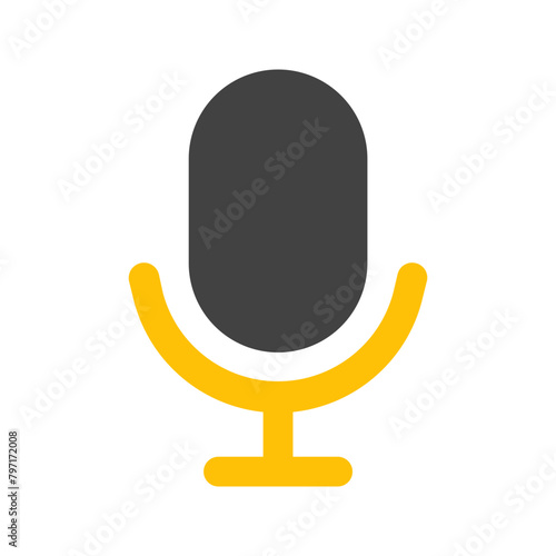 mic flat icon