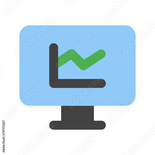 monitoring flat icon
