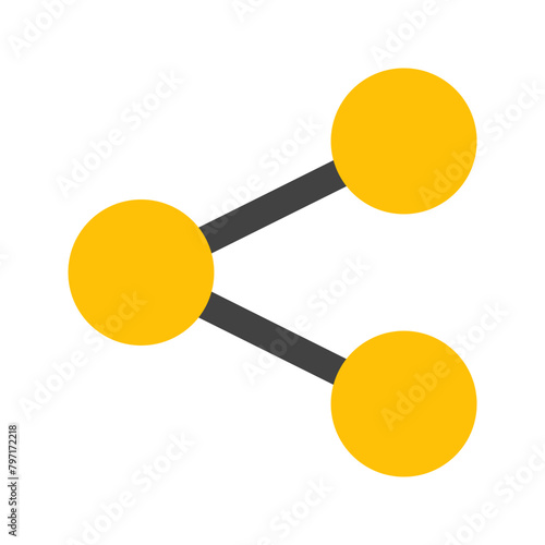 share flat icon