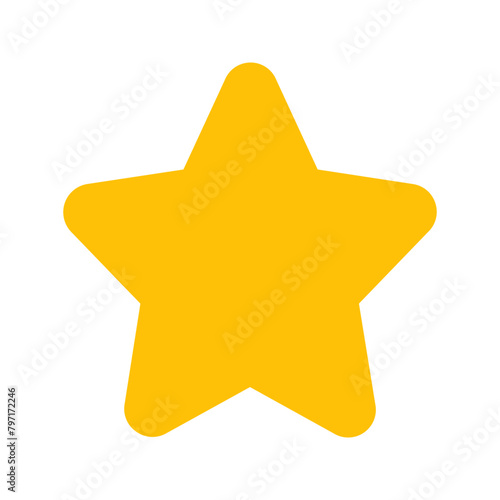 star flat icon photo