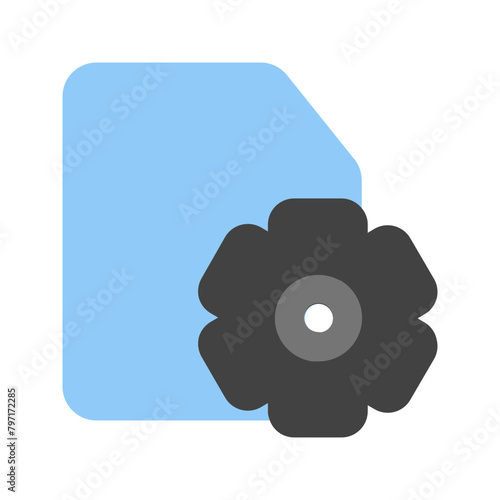 system file flat icon