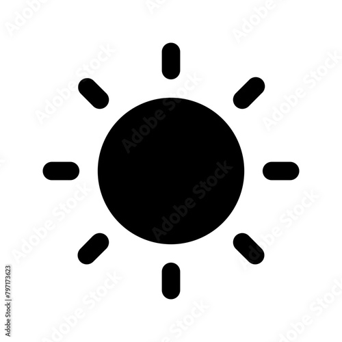 brightness glyph icon