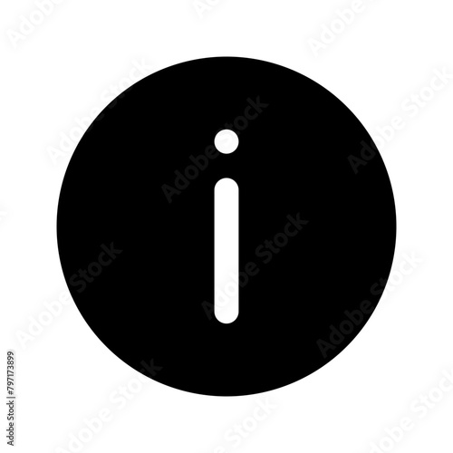 information glyph icon