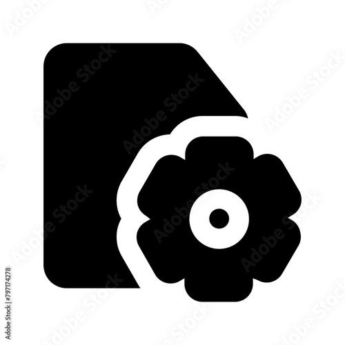 system file glyph icon