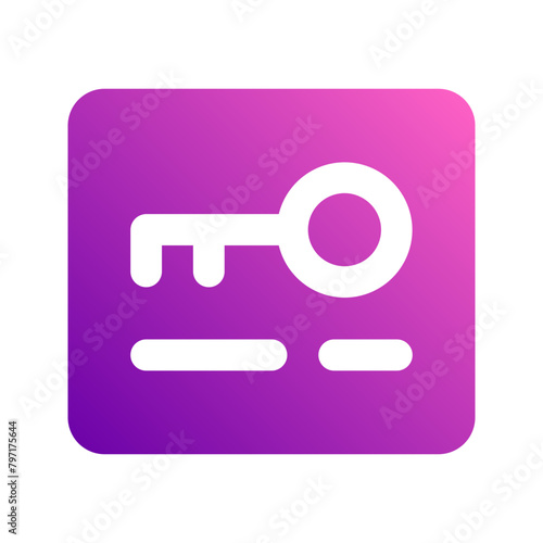 keyword gradient icon