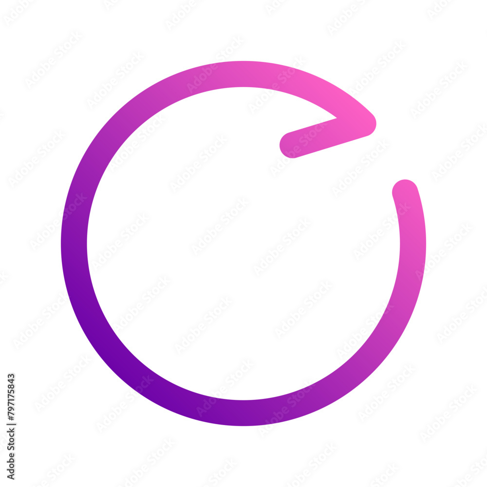 refresh gradient icon