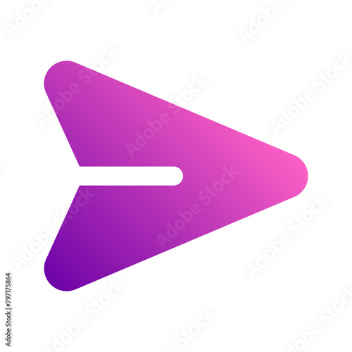 send gradient icon