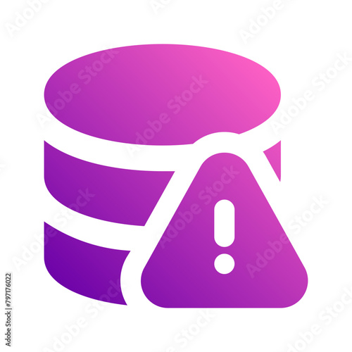 warning gradient icon