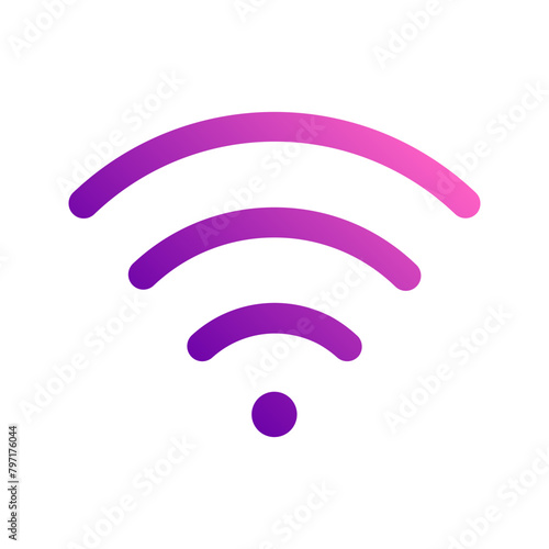 wifi gradient icon