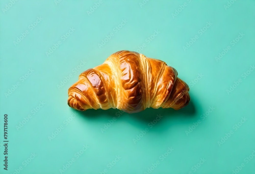 Freshly Baked Croissant Digital Painting Isolated Sweet Bakery Illustration Background Food Design Freshly Baked Croissant Digital Painting Isolated Sweet Bakery Illustration Background Food Design