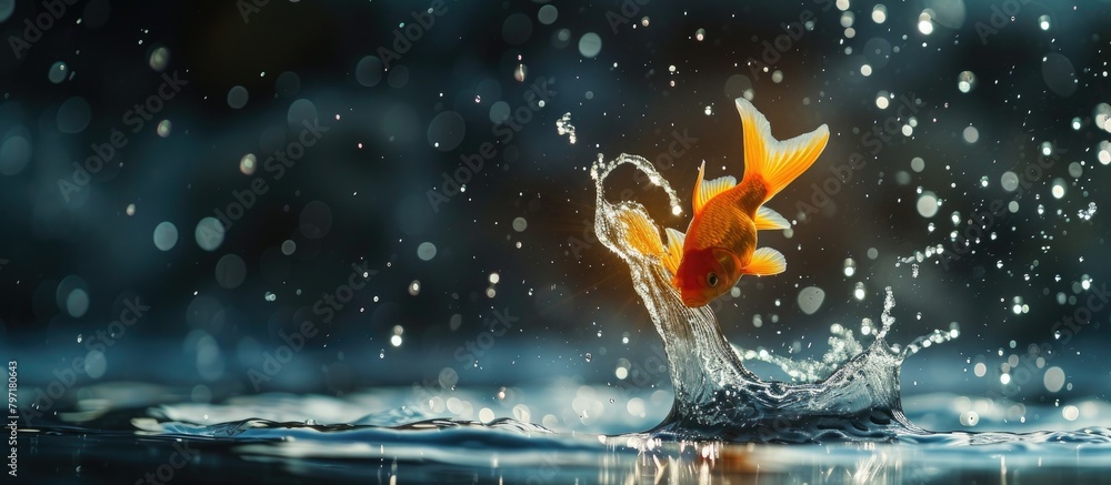 Fish falling into water 🐟💦 Moment of fluid grace captured. #AquaticElegance Fish falling into water 🐟💦 Moment of fluid grace captured. #AquaticElegance